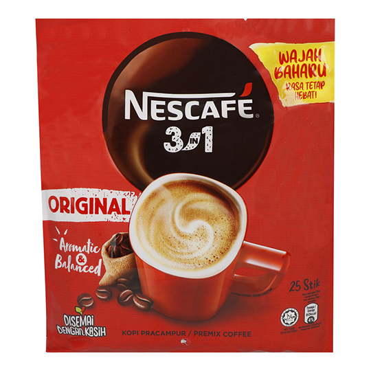 Nescafe 3 in 1 original 25X18G