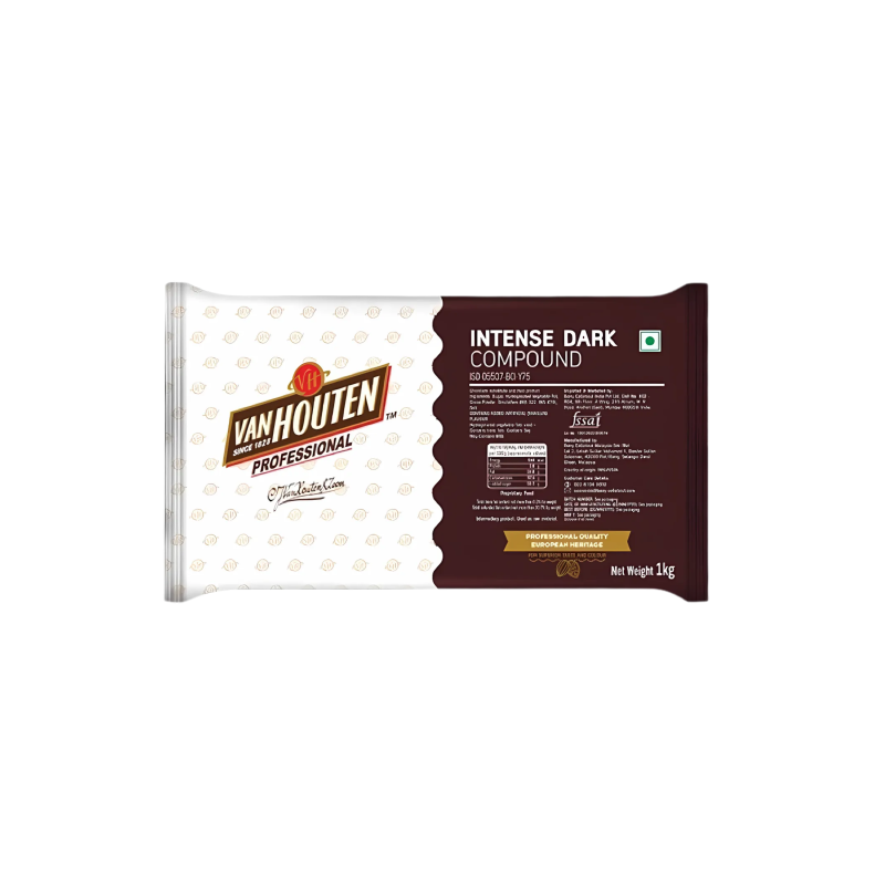 VAN HOUTEN DARK COMPOUND BLOCK 1KG