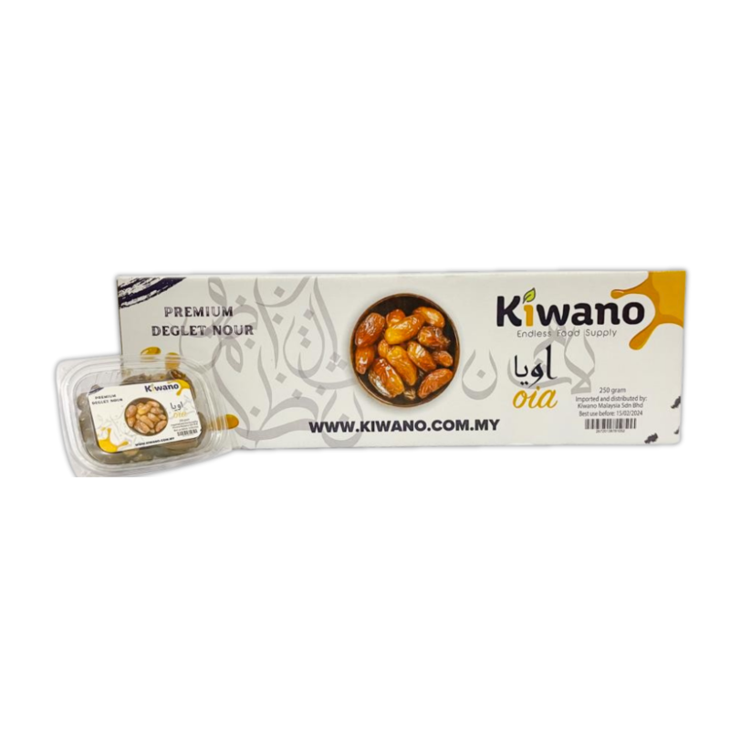 Oia Kiwano Deglat Noor Dates \ kurma  20 X 250g