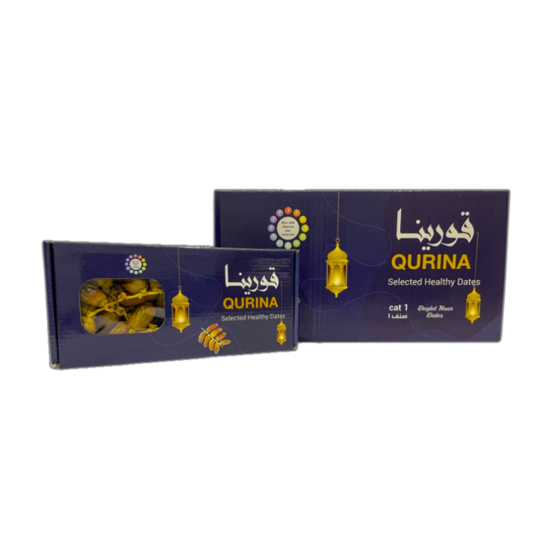 Qurina Deglat Noor Dates \ kurma  (12X400g)