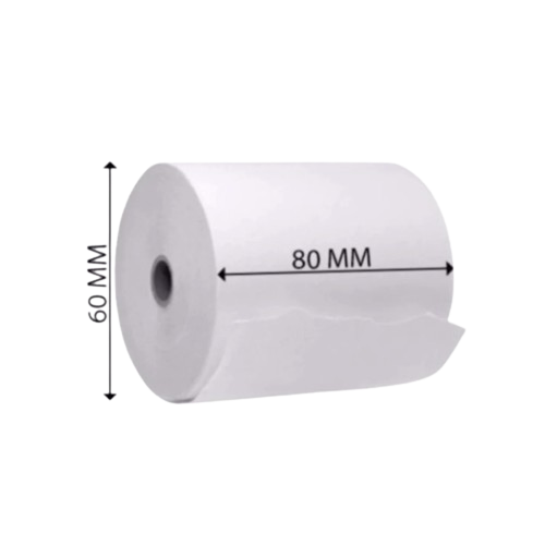 AKIRA BLUE Thermal Paper BR 80MMX60MMX12MM (T70) 1 Roll