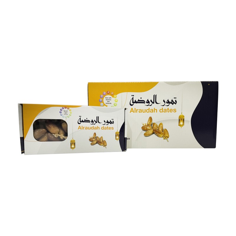 Alraudah Deglat Noor Dates (12 X 400g)